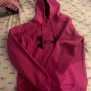 Pink Under Armor hoodie